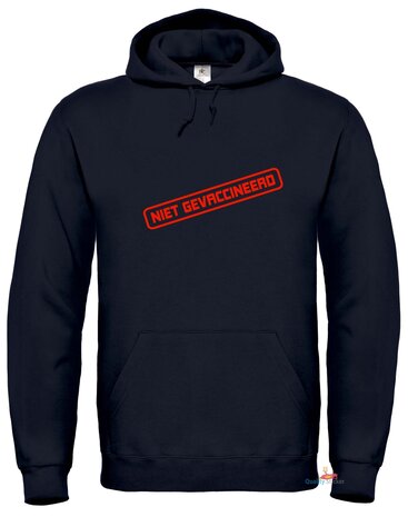 Niet gevaccineerd (1) hoodie