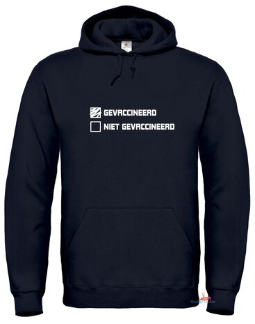 Gevaccineerd (2) hoodie