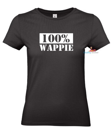 100% wappie dames T-shirt
