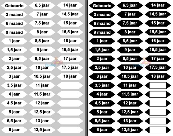 Leeftijdstickers