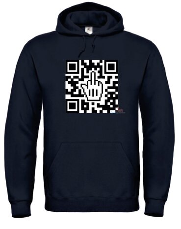 Fuck you QR code hoodie