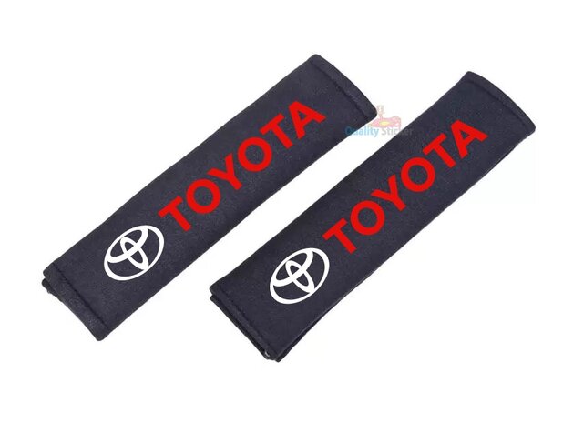 Toyota gordelhoezen rood