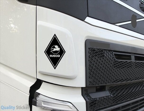 Iveco hoekschild stickers