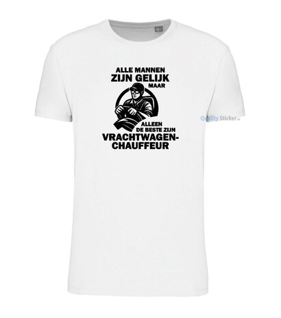 Alle mannen zijn gelijk - vrachtwagenchauffeur wit