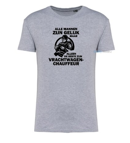 Alle mannen zijn gelijk - vrachtwagenchauffeur grijs