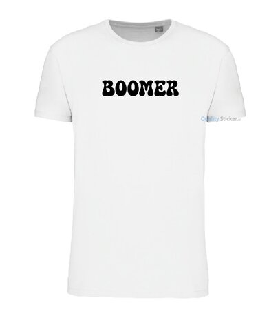 Boomer T-shirt wit