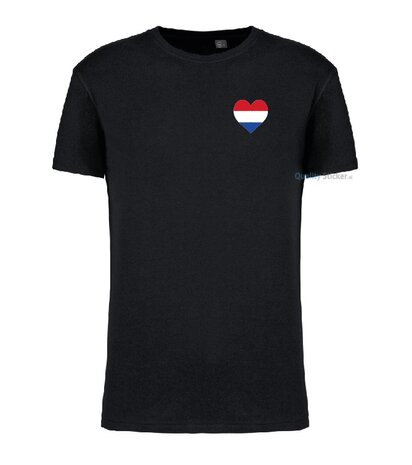 Hart voor Nederland T-shirt zwart