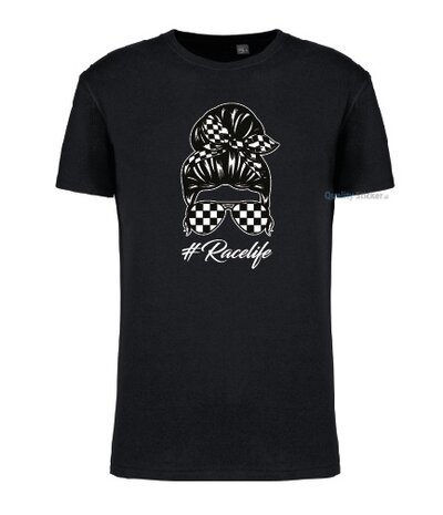 Racelife vrouw T-shirt zwart