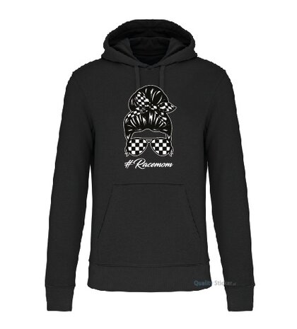 Racemom hoodie zwart