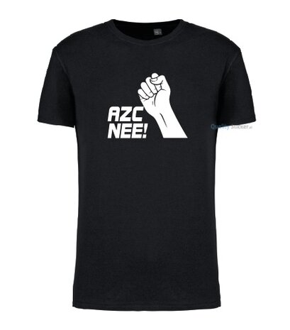 AZC NEE! T-shirt zwart