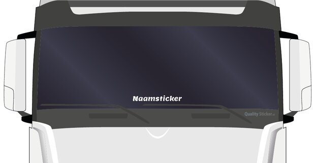 Truck naamsticker