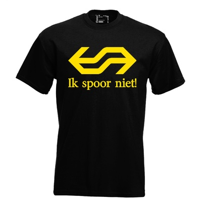 Ik spoor niet! T-shirt