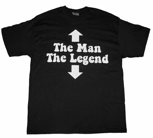 The man, The legend T-shirt of hoodie