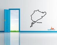 Race circuit Duitsland - Nürburgring muursticker