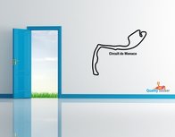 Race circuit Monaco - Circuit de Monaco muursticker