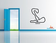Race circuit Nederland - Zandvoort muursticker