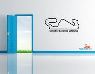 Race circuit Spanje - Circuit de Barcelona-Catalunya muursticker