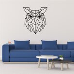 Uil (1) geometrische muursticker