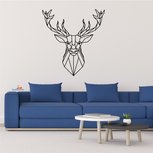 Hert geometrische muursticker Hert geometrische muursticker