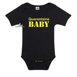 Quarantaine BABY romper. Div. kleuren en maat 56 t/m 92. Quarantaine BABY romper. Div. kleuren en maat 56 t/m 92.