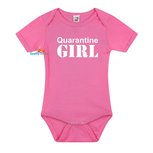 Quarantine GIRL romper. Div. kleuren en maat 56 t/m 92. Quarantine GIRL romper. Div. kleuren en maat 56 t/m 92.