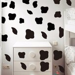 Koeienvlekken stickers Koeienvlekken stickers