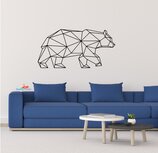 Beer loopt (1) geometrische muursticker Beer loopt (1) geometrische muursticker