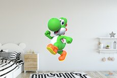 Yoshi 3D full color muursticker Yoshi 3D full color muursticker