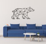 Beer loopt (2) geometrische muursticker Beer loopt (2) geometrische muursticker