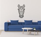 Paardenhoofd geometrische muursticker
