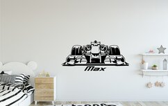 Formule 1 auto met naam (1) muursticker