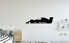 Formule 1 auto met naam (2) muursticker