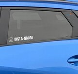 Instagram naam autosticker (set van 2)