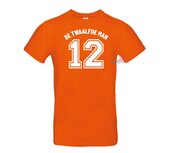 De twaalfde man T-shirt (unisex). S t/m 5XL De twaalfde man T-shirt (unisex). S t/m 5XL