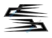 Deense haken truckstickers (set van 2)