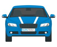 Motorkap striping B (2x 12 cm)