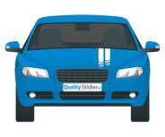 Motorkap striping A (21 cm)