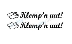 Klomp'n uut! sticker (set van 2)