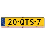 Vlag Drenthe kentekensticker