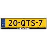 Kiek um goan! kentekensticker