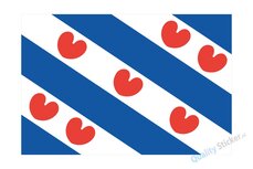 Friese vlag sticker