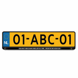 Doe bist meschain sneller als mie - moar ik rie veur die. kenteken sticker (2 stuks) Doe bist meschain sneller als mie - moar ik rie veur die. kenteken sticker (2 stuks)