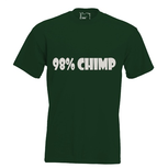 98% chimp. Dames T-shirt in div. kleuren. XS t/m 3XL 98% chimp. Dames T-shirt in div. kleuren. XS t/m 3XL