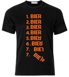 1 bier 2 bier 3 bier T-shirt. Div. kleuren, maat S t/m 5XL 1 bier 2 bier 3 bier T-shirt. Div. kleuren, maat S t/m 5XL